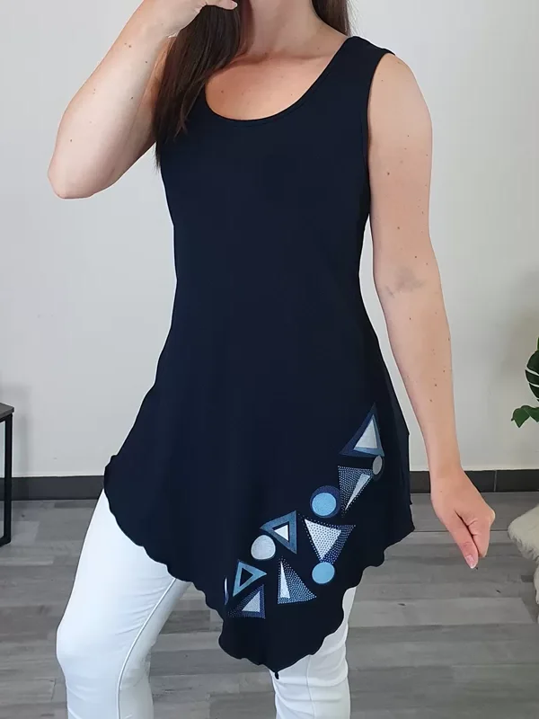 TUNIKA DENKA TEMNO MODRA