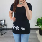 MAJICA JANICA ČRNA - slika 2