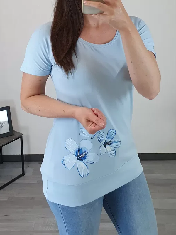 MAJICA JANICA SVETLO MODRA