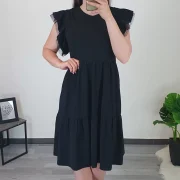 OBLEKA SL042 ČRNA - slika 4