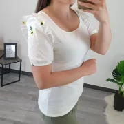 MAJICA SL093 BELA - slika 4