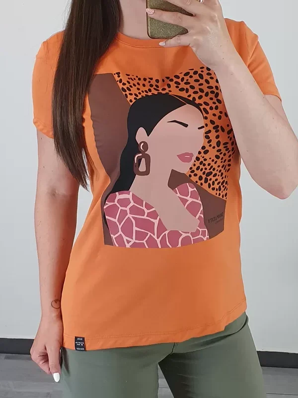 MAJICA SI005 ORANŽNA