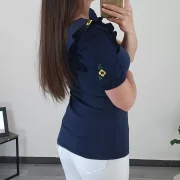 MAJICA SL093 TEMNO MODRA - slika 2