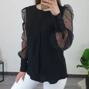 MAJICA VT040 ČRNA - slika 3