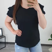 MAJICA SI148 ČRNA - slika 2