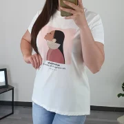 MAJICA SI144 BELA - slika 2