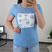 MAJICA SL063 MODRA - slika 2