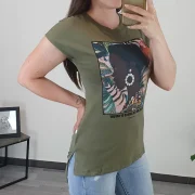 MAJICA SI117 OLIV - slika 2