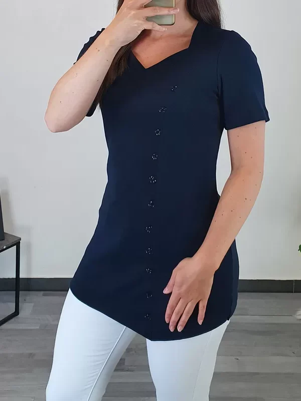 MAJICA CINIA TEMNO MODRA