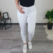 PUSH UP HLAČE LG173 BELE - slika 3