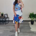 OBLEKA JULKA ORANŽNA