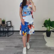 OBLEKA JULKA ORANŽNA