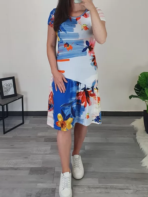 OBLEKA JULKA ORANŽNA