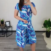 OBLEKA JULKA VIJOLA - slika 4