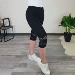 PAJKICE BISERKA 3/4 ČRNE