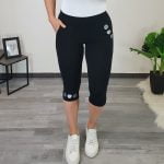 ŠPORTNE HLAČE TINKARA 3/4 ČRNE