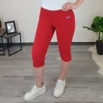 ŠPORTNE HLAČE 208 3/4 RDEČA