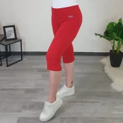 ŠPORTNE HLAČE 208 3/4 RDEČA - slika 2