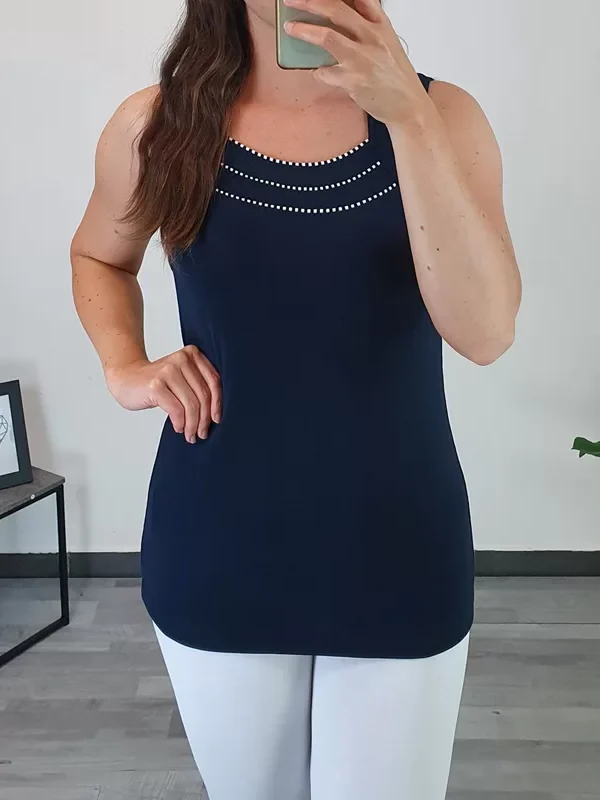 MAJICA MOJCA TEMNO MODRA