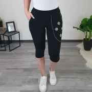 ŠPORTNE HLAČE KANA 3/4 ČRNE - slika 3