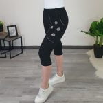 ŠPORTNE HLAČE KANA 3/4 ČRNE