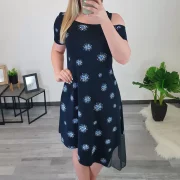 OBLEKA KLARA MODRA - slika 3