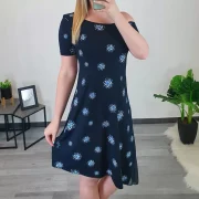 OBLEKA KLARA MODRA - slika 2