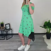 OBLEKA KLARA ZELENA - slika 3