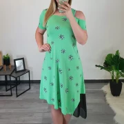 OBLEKA KLARA ZELENA - slika 2