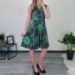 OBLEKA MONROE VZOREC ZELENA