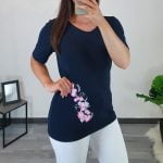 MAJICA EMA TEMNO MODRA