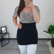 MAJICA LILIJA ČRNA - slika 2