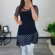 TUNIKA APRIL TEMNO MODRA - slika 3