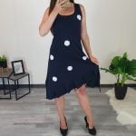 OBLEKA PALA TEMNO MODRA