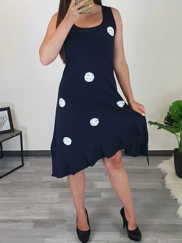 OBLEKA PALA TEMNO MODRA