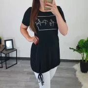TUNIKA PANAMA ČRNA