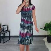 OBLEKA JULKA SIVA
