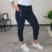 HLAČE VERA 7/8 TEMNO MODRE - slika 2