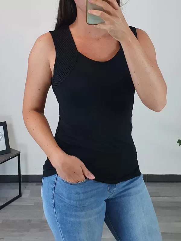MAJICA REZIKA ČRNA