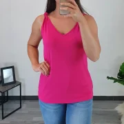 MAJICA BREZ ROKAV PINA ROZA - slika 2