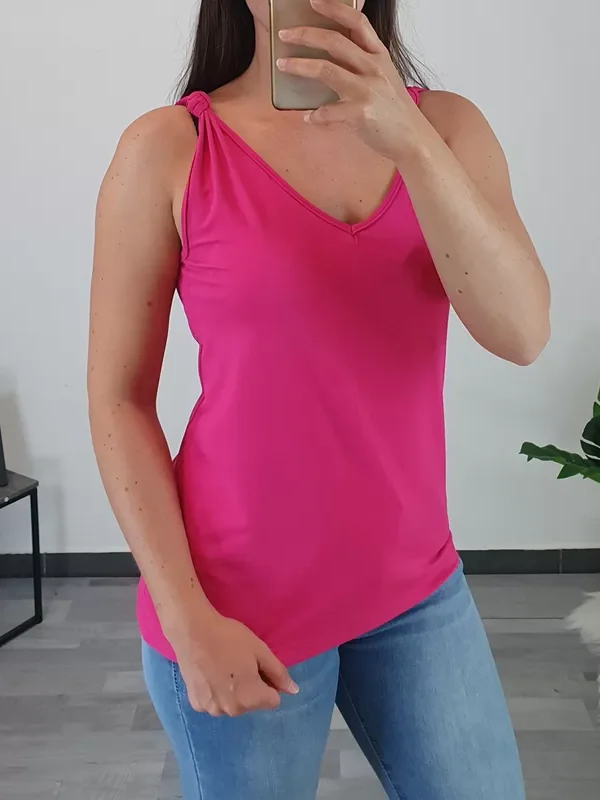 MAJICA BREZ ROKAV PINA ROZA
