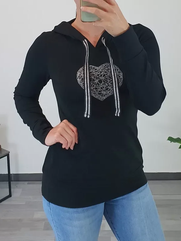 MAJICA MANJA ČRNA