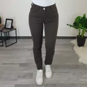 PUSH UP HLAČE ML8661 RJAVE - slika 2