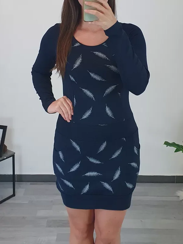 TUNIKA PARI TEMNO MODRA