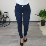 ELEGANTNE HLAČE DENISA 9538 TEMNO MODRE