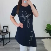 TUNIKA LITA TEMNO MODRA - slika 3