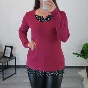 MAJICA JULIJANA BORDO - slika 2