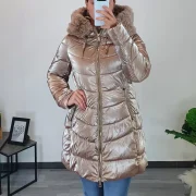 PLAŠČ OB-228009 ZLATA - slika 3