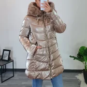 PLAŠČ OB-228009 ZLATA