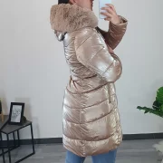 PLAŠČ OB-228009 ZLATA - slika 2
